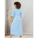 Kit Robe longo e camisola longa amamentação luxo maternidade