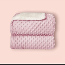 Cobertor Luxo Para Bebê Dupla Face Soft Bolha Com Sherpa