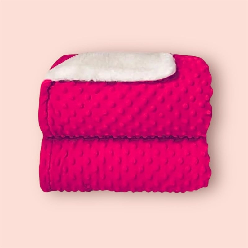 Cobertor Luxo Para Bebê Dupla Face Soft Bolha Com Sherpa