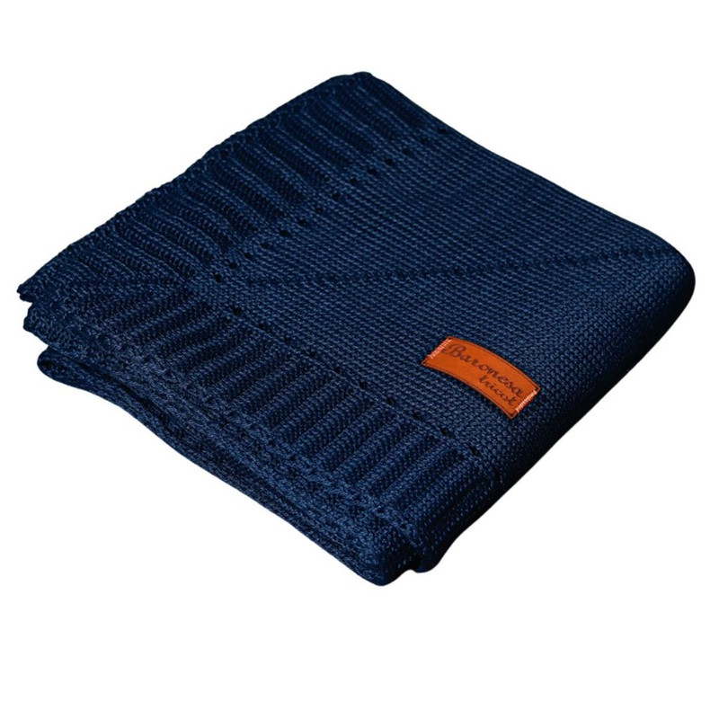 Mantinha de Bebê em Tricô para Saída Maternidade – Macia, Charmosa e Aconchegante | Cuidado & Colo