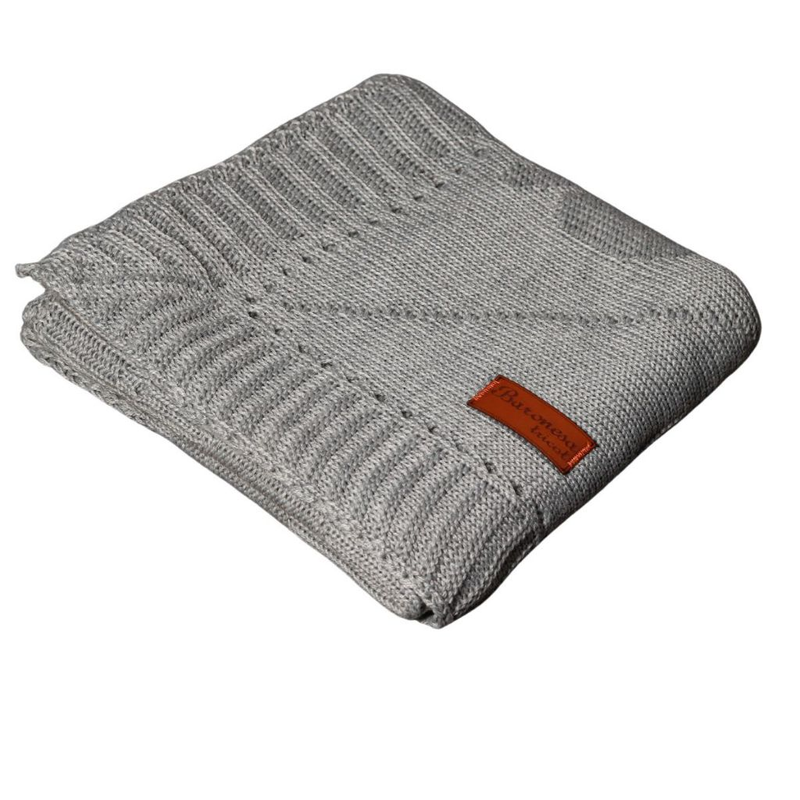 Mantinha de Bebê em Tricô para Saída Maternidade – Macia, Charmosa e Aconchegante | Cuidado & Colo