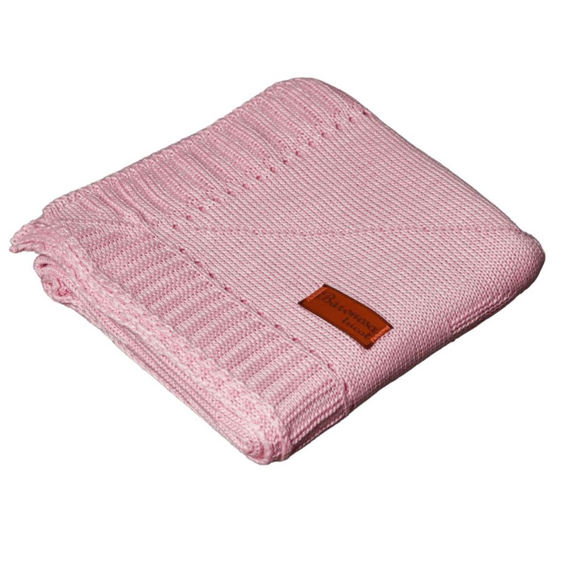 Mantinha de Bebê em Tricô para Saída Maternidade – Macia, Charmosa e Aconchegante | Cuidado & Colo