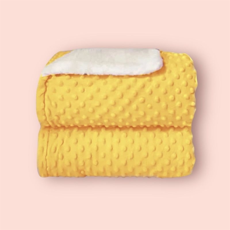 Cobertor Luxo Para Bebê Dupla Face Soft Bolha com Sherpa – Conforto e Aconchego Premium | Cuidado & Colo