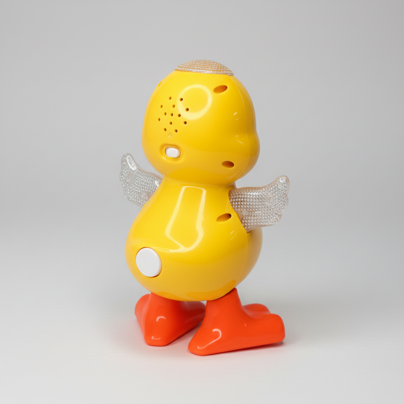 Kit Caranguejo Fujão e Patinho Dançante Brinquedo Infantil Com Luz Som e Movimento