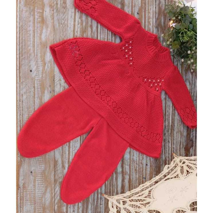 Conjunto saída maternidade Vestido Bordado em Pérolas Menina Bebê Recém Nascido Calça Conjunto RN