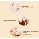 Luminária de Coelho Silicone Mesa Nocturna Sensor De Touch RGB Coelho Fofa Recarregável De USB Para Criança e Decorações