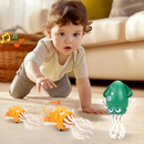 Brinquedo Musical Polvo Dançante Com Luz Led E Evitação De Obstáculos Movimenta Presente Para Crianças