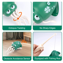 Brinquedo Musical Polvo Dançante Com Luz Led E Evitação De Obstáculos Movimenta Presente Para Crianças