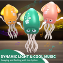 Brinquedo Musical Polvo Dançante Com Luz Led E Evitação De Obstáculos Movimenta Presente Para Crianças