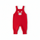 Macacão salopete coelho bolsinho menina RN recém nascido modal fio macio.