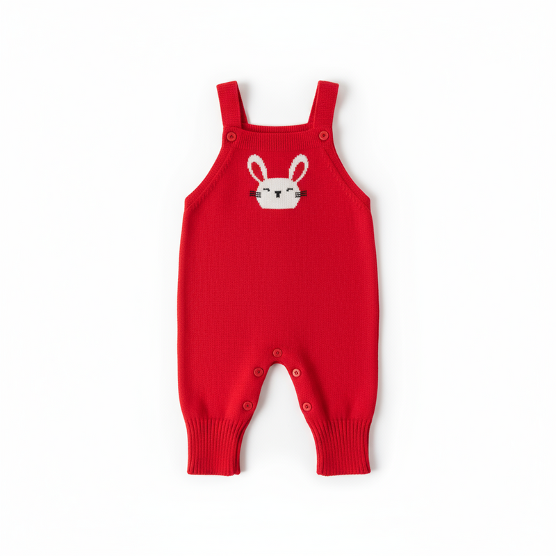 Macacão salopete coelho bolsinho menina RN recém nascido modal fio macio.