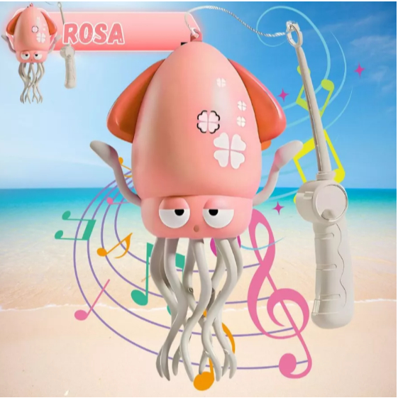 Brinquedo Polvo Dançante Musical com Luz LED e Sensor | Desenvolvimento Infantil – Cuidado & Colo