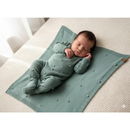 Kit Macacão + Manta Tricô Bolinhas RN – Saída Maternidade Luxo Menino e Menina | Cuidado & Colo