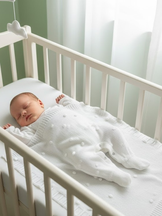 Kit Macacão Manta Cobertor Saìda Maternidade Tricot Bolinhas Menino Menina Bebê Tricô RN Infantil