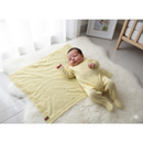 Kit Macacão + Manta Tricô Bolinhas RN – Saída Maternidade Luxo Menino e Menina | Cuidado & Colo