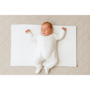 Kit Macacão + Manta Tricô Bolinhas RN – Saída Maternidade Luxo Menino e Menina | Cuidado & Colo