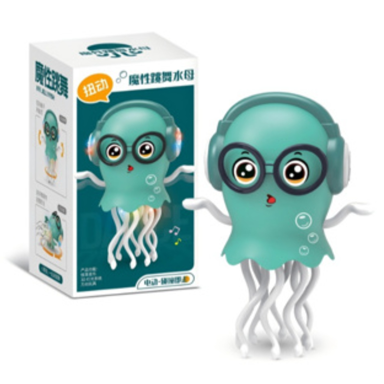 Brinquedo Polvo Dançante Musical com Luz LED e Sensor | Desenvolvimento Infantil – Cuidado & Colo