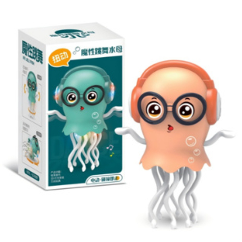 Brinquedo Polvo Dançante Musical com Luz LED e Sensor | Desenvolvimento Infantil – Cuidado & Colo