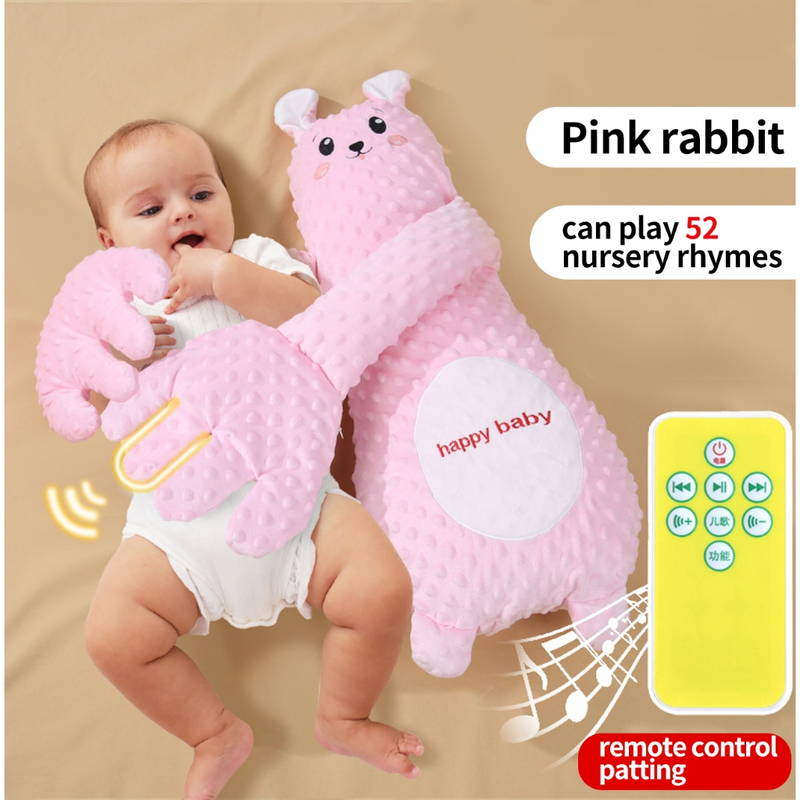 Travesseiro Reconfortante Fawn com Som e Toque Automático – Almofada de Ninar Infantil | Cuidado & Colo