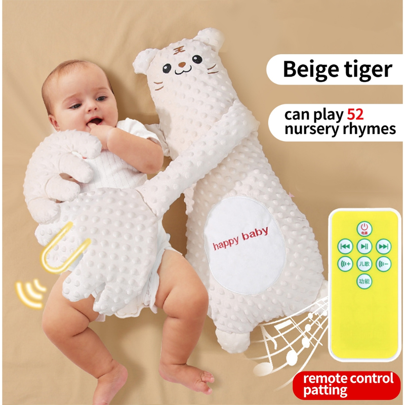 Travesseiro Reconfortante Fawn com Som e Toque Automático – Almofada de Ninar Infantil | Cuidado & Colo