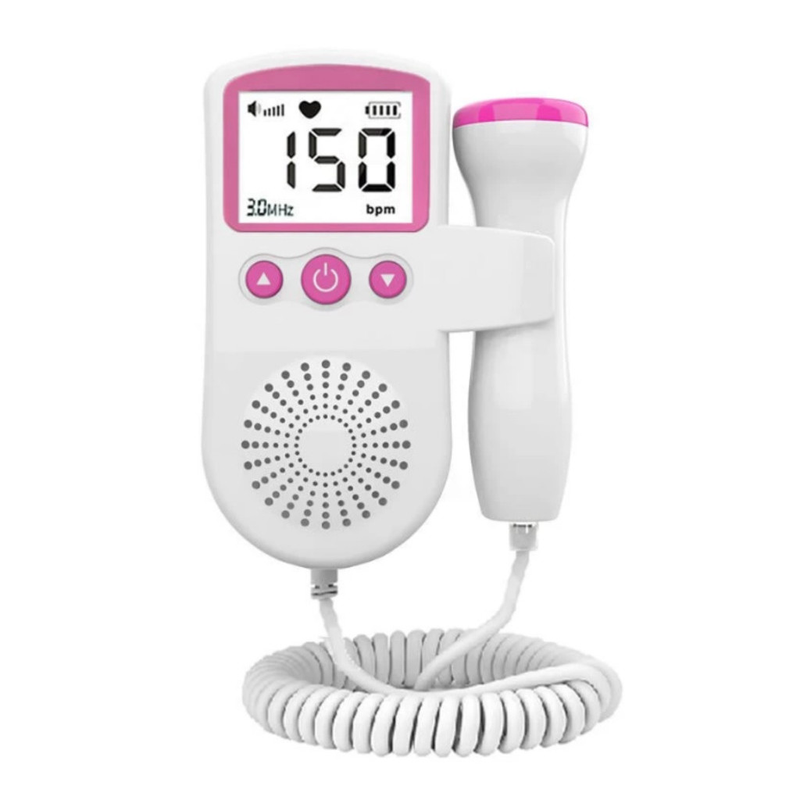 Monitor de Frequência Cardíaca para Bebês JSL-T501 – Escute o Batimento Fetal com Clareza e Segurança | Cuidado & Colo