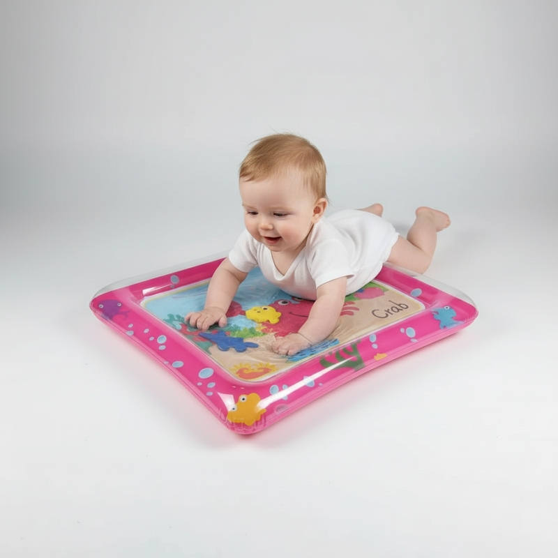 Tapete Agua Inflavel Atividade Infantil Almofada Interativa Bebe Diversao Garantida