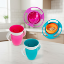 Copo De Transição Treinamento e Pratinho 360° Bebê Infantil Antivazamento Com Alça Sem Bico