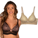 Kit 2 Sutiãs de Amamentação Maternidade com Bojo e Renda – Conforto e Praticidade no Pós-Parto | Cuidado & Colo